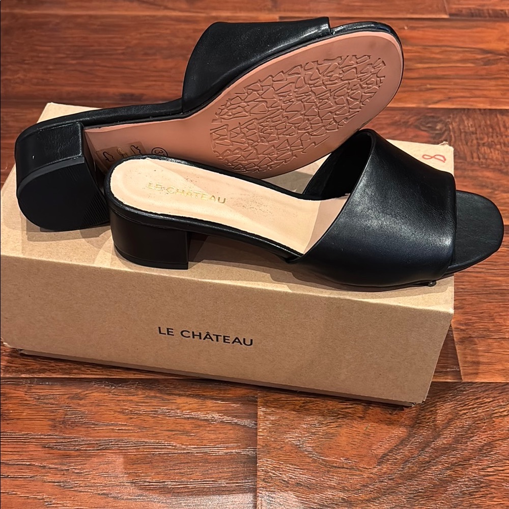 Le Chateau Black Women's Mules